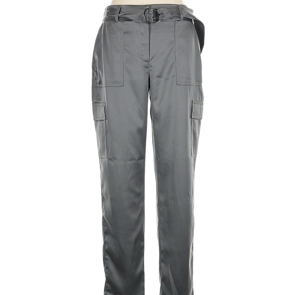 White House Black Market Gray Cargo Pants with Belt